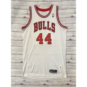 Chicago Bulls Nikola Mirotic Jersey Sz 3XL +2 White Authentic Adidas Climacool